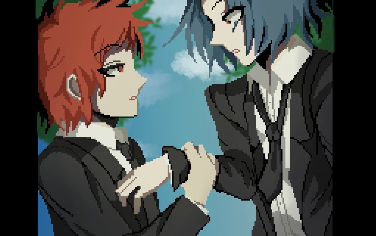neutralurker's tweet photo. #ZENO #基地絵
and i also wanted to try and create something like a game cg... 
(referenced image in the comments) https://t.co/ON9qK2j8G2