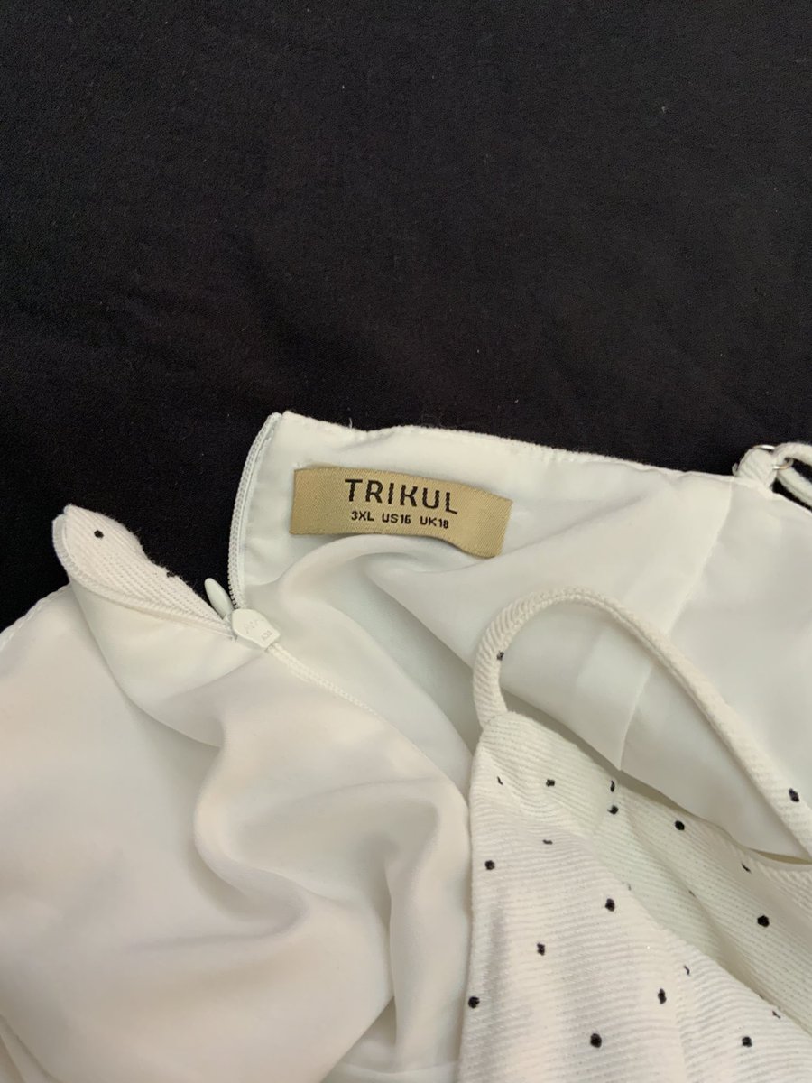 cocoaxiabutter's tweet photo. Brand : Trikul
Price : 800
Size : 3XL
Material : ผ้ายีนส์บาง
Color : White
Note : ใส่สบายค่ะ เหมือนใหม่
#เสื้อผ้ามือสอง #เสื้อผ้ามือสองราคาถูก  #เสื้อผ้ามือสองสภาพดี #ส่งต่อเสื้อผ้ามือสอง  #ส่งต่อเสื้อผ้ามือ2 https://t.co/RSfOrZkNbE