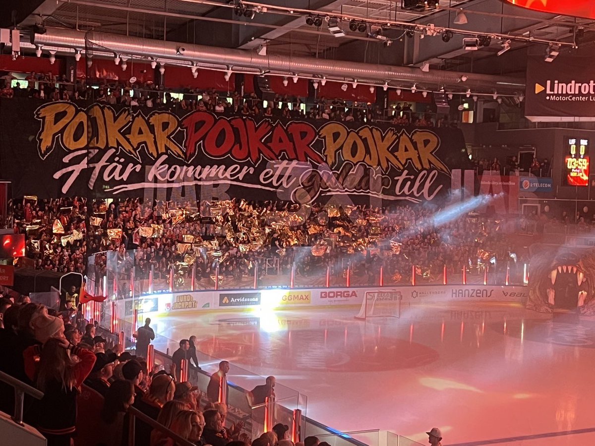 LuleaFans's tweet photo. Tack för igår Luleå
Här kommer ett guldår till!

Stötta tifokassan:
Swish 123 389 62 89 https://t.co/wZySj1TRKi