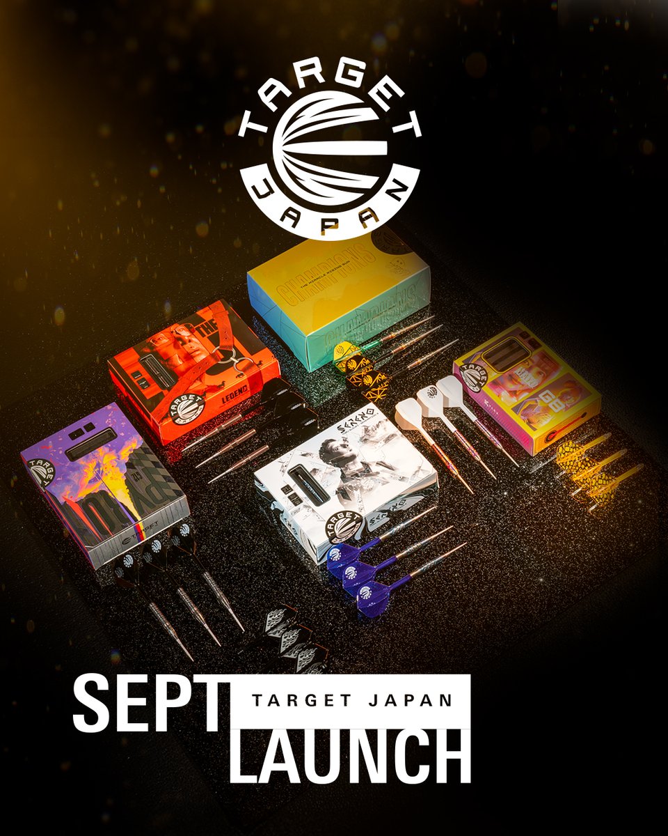 TargetDarts's tweet photo. Target Japan September Launch is here! ๐ฏ๐ต
5 detailed sets of darts from some of the biggest names in Japanese darts.
Which set is your favourite? #TeamTarget https://t.co/VCiTWDPHKR