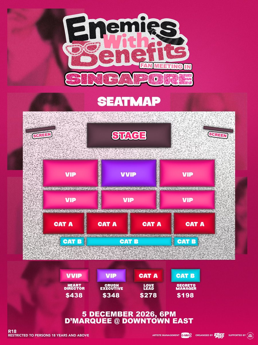 Giftt____'s tweet photo. #WTS 
Enemies With Benefits First Fan Meeting Singapore 
VVIP 
 VIP 
CAT A 

open for global fans 
interested buyers dm
#EnemiesWithBenefits1stFanmeetinginsingapore  
#janjingjing  
#kapookciize https://t.co/J4R6kGnN6G