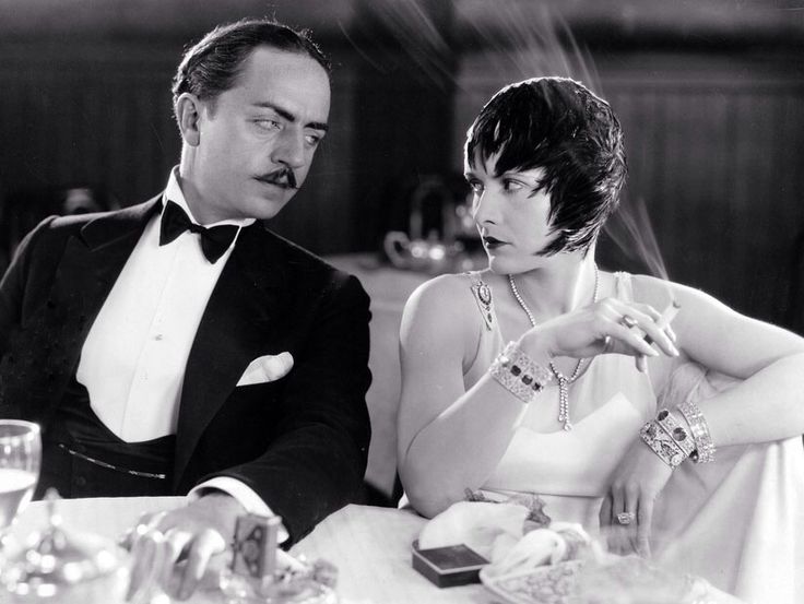 RomanPBone1's tweet photo. William Powell and Evelyn Brent in a still from the lost film, The Drag Net (1928). https://t.co/tw9mfiurqP