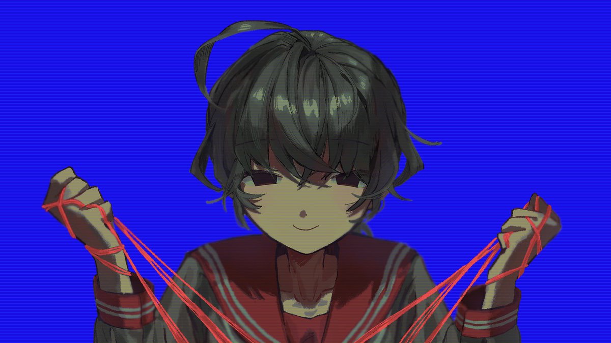 oisyyone's tweet photo. 直近の絵全部青背景で危機を感じている https://t.co/VMz9GQ9tYn