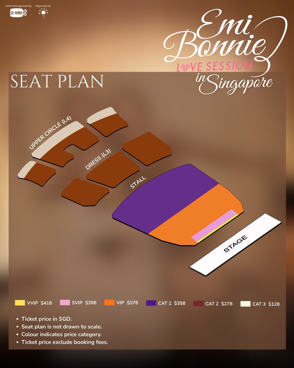 Giftt____'s tweet photo. WTS 
EMIBONNIE LOVE SESSION in SINGAPORE
📍Capitol Theatre 
🗓9~10 Jan

 VVIP 
 SVIP
CAT 2 

Instant transfer to own account 
Open for global fans 
Interested buyers dm 📥
#EmiBonnieLoveSessionSG #EmiBonnie #ANY #GMMTV https://t.co/WL7aaa49zm