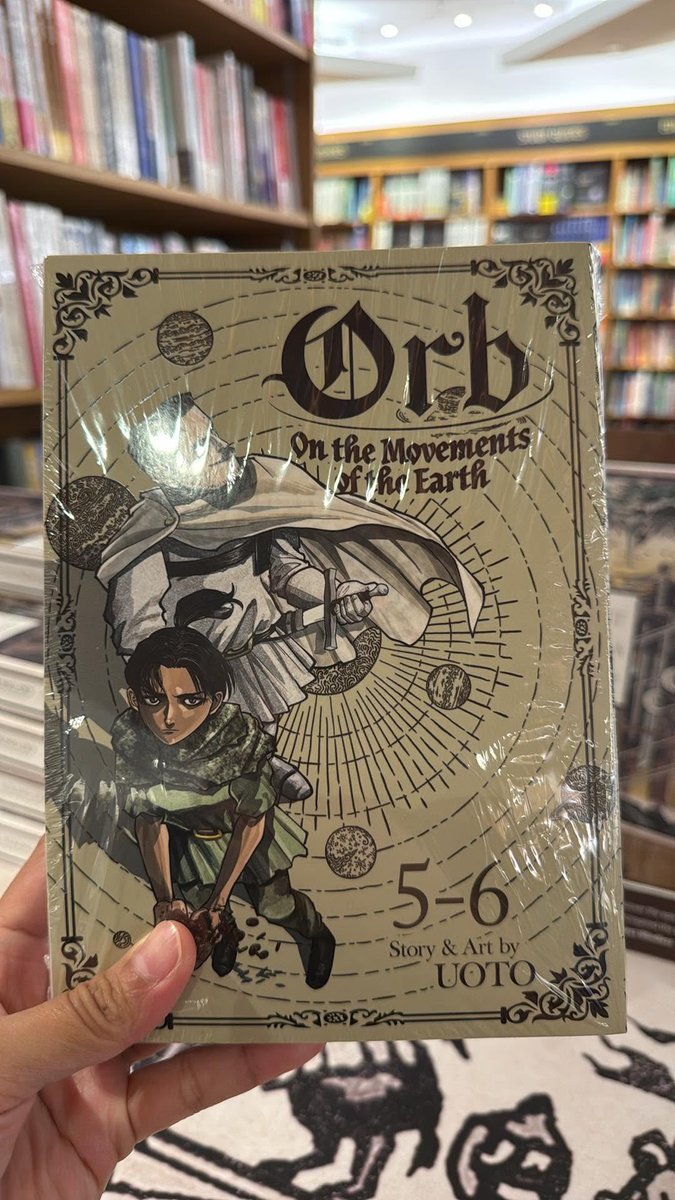 1qxyusui's tweet photo. FINALLY GOT ORB MANGA 😭❤️ (its just 1 volume but its still 1 volume of Orb: On the Movements of the Earth Manga https://t.co/VUjbgulUQ2