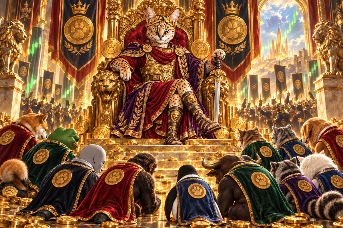 StrykerCatX's tweet photo. The throne is taken. The memes have bowed. 👑🐆

$STRIKER has risen as the King of All Memes on Solana and his reign is only getting started. ⚔️🚀 https://t.co/JJmc3v4vej