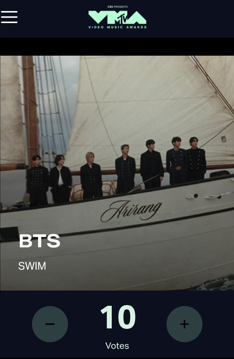 natu721112's tweet photo. ๆ็ฅจๅฎไบ๐ณโจ
๐ณ๏ธ https://t.co/iyH2bIHJYB
๐ Song Of The Year ใSWIMใ
๐ Best Kpop
#VMAs2026 https://t.co/ST0nGdaLVK