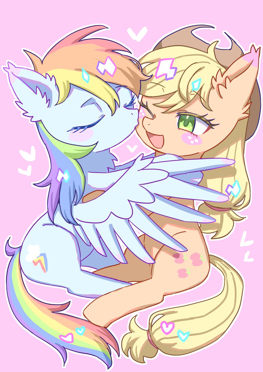sinamon00777's tweet photo. #mylittlepony #mlp #appledash https://t.co/XTd2qAcLFB