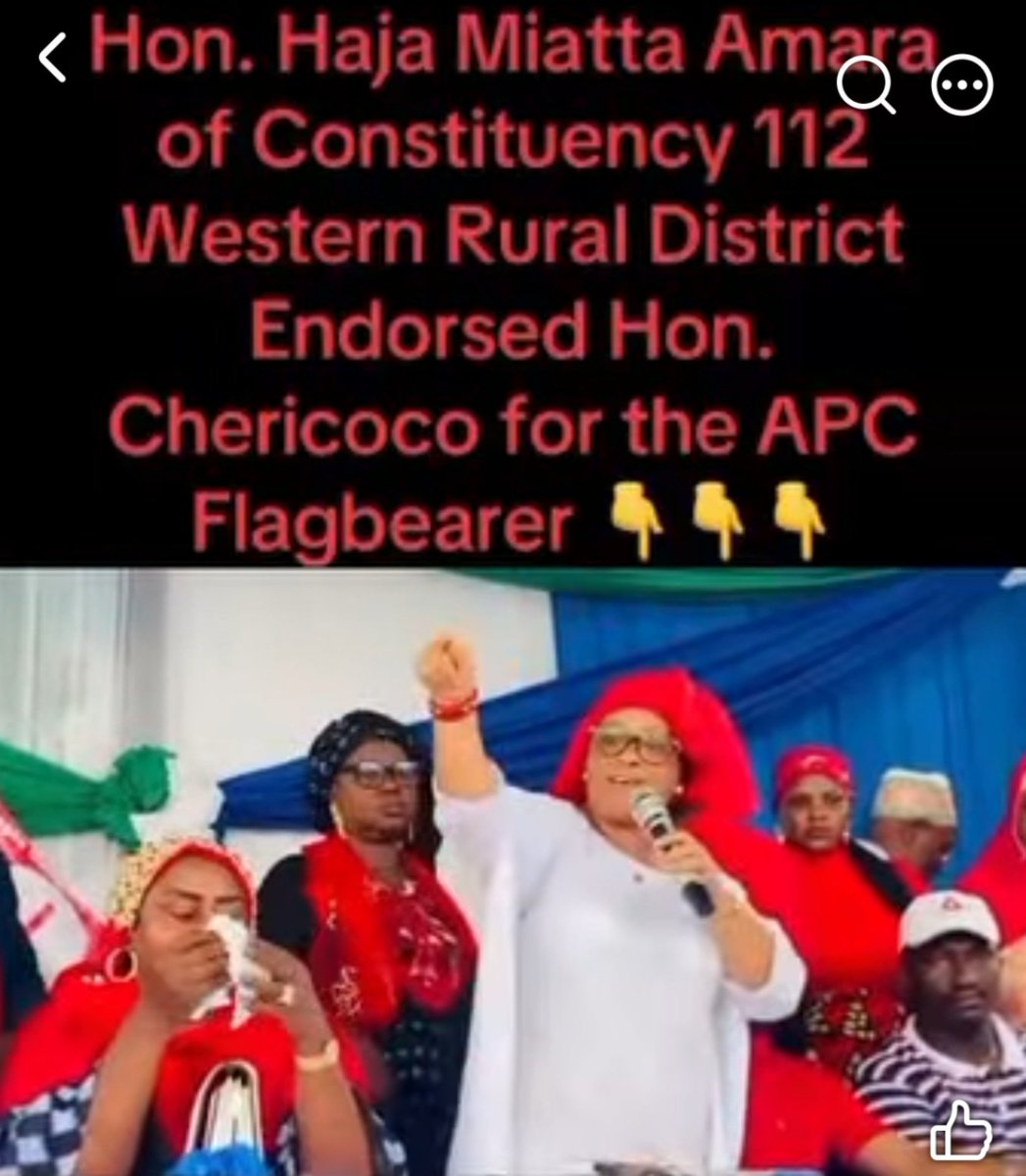 WShakurr's tweet photo. Let me add my voice to the clarion call of Hon. Haja Miatta's plea for a leadership that knows no barriers. Indeed, @HonChernor has been a force to reckon with. Fearless, consistent, and loyal. He is the leadership we have prayed for; thus, the #WanSalone mantra is alive https://t.co/3k4UkuMIz0