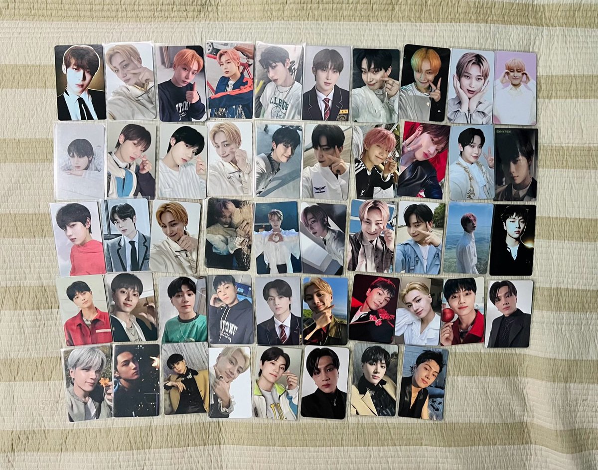 mintmory_shop's tweet photo. WTS | พร้อมส่ง 🎀

ฮีซึง เจย์ เจค ซองฮุน ซอนอู จองวอน นิกิ Heeseung Evan Jay Jake Sunghoon Sunoo Jungwon Ni-ki dawn dusk 2nd pom ggu ggu กุกุ ไอดี ทะเล แท่งไฟ ครึ่งใจ ดอกไม้บาน
หรือสามารถเสนอราคาได้นะคะ 
ค่าส่ง 30 บาท 3 ใบขึ้นไปส่งฟรี  ☘️

#ตลาดนัดENHYPEN #ตลาดนัดเอนไฮเพน https://t.co/QzrBD1ld6K
