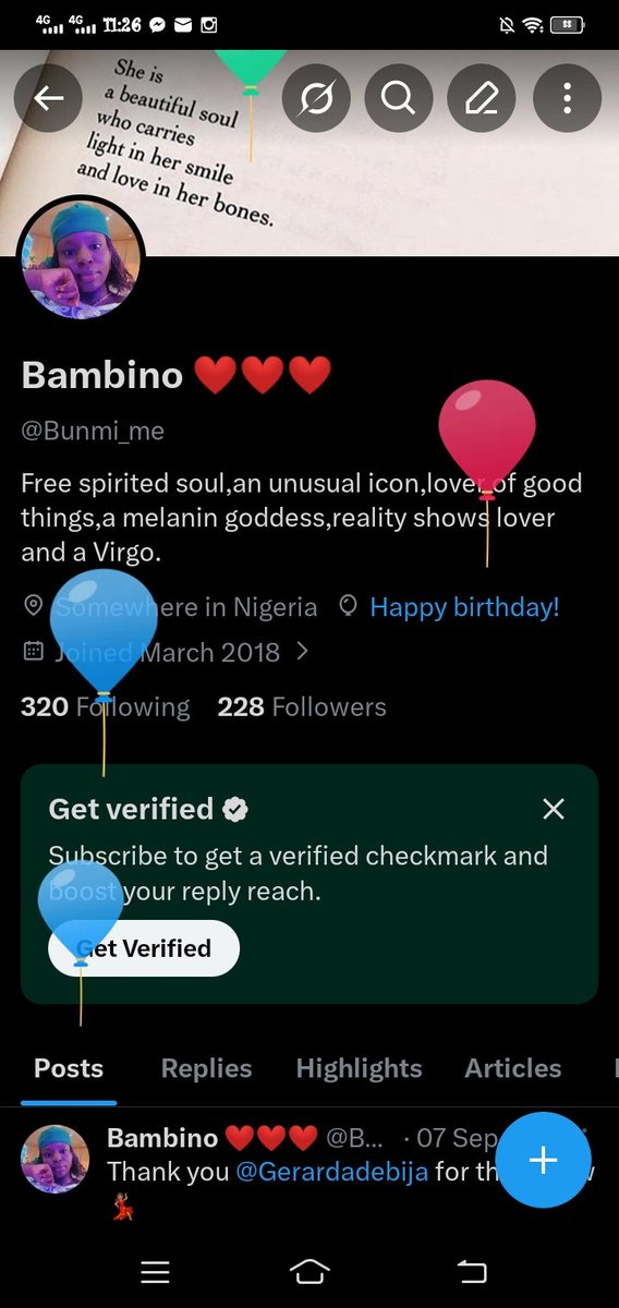 Bunmi_me's tweet photo. Yehhhhhh!!!
I got balloons from uncle Elon
Happy birthday to me💃🏽 https://t.co/Yp5mvVdyBC