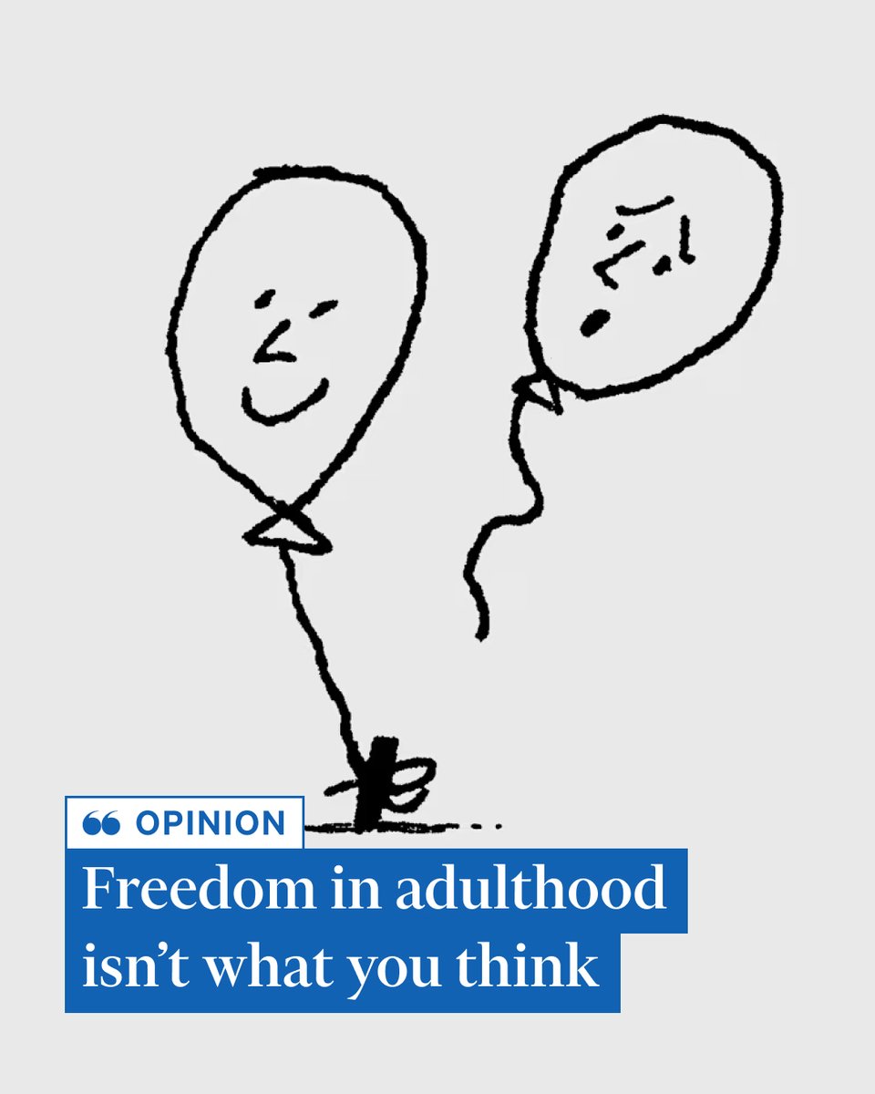 FT's tweet photo. Opinion: Part of growing up is realising that some degree of discipline, commitment and narrowed options can lead to greater contentment. 

Read the full column by Jemima Kelly (@jemimajoanna) here: https://t.co/IceNv8JV1R https://t.co/EKrVHsoqbZ