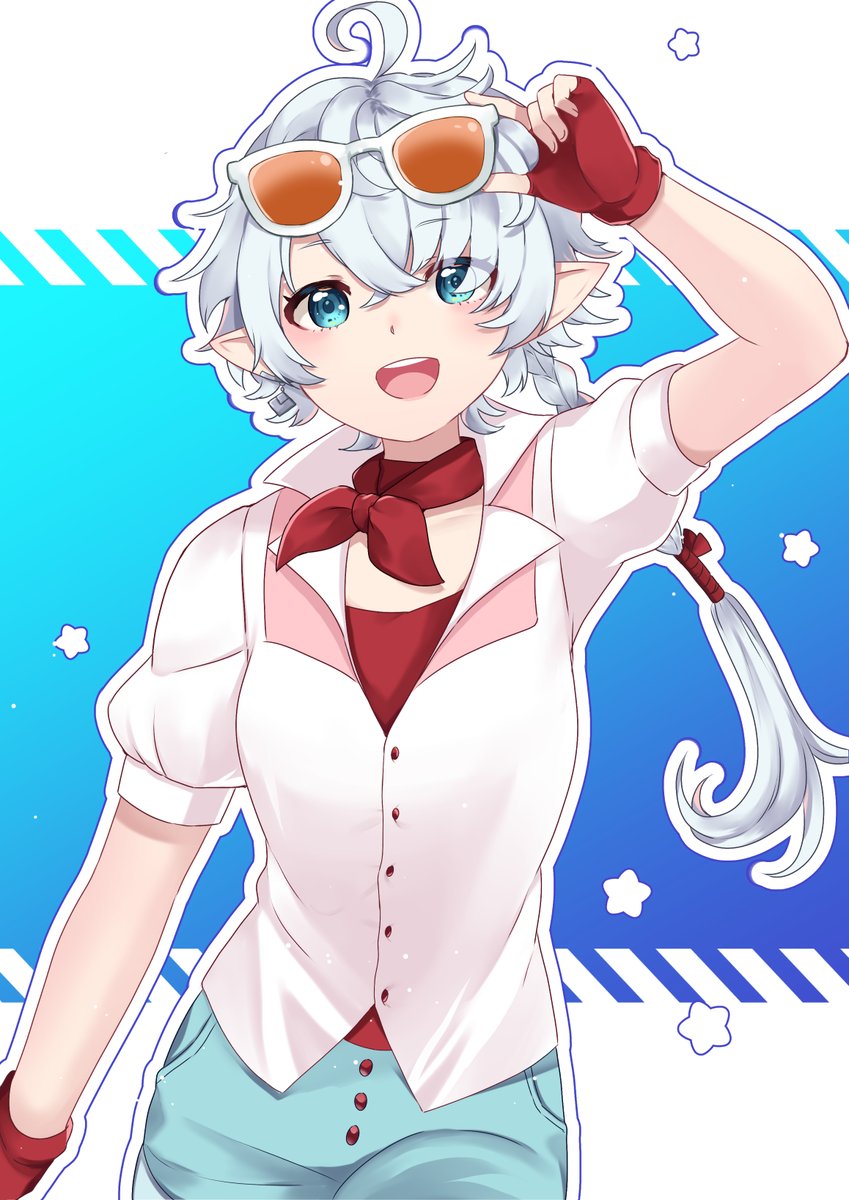 kyuzukiyuzu's tweet photo. アリゼー🏖️
#ffxiv #ff14イラスト https://t.co/YB8Dt5X959