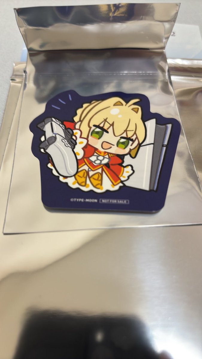Flan_VT's tweet photo. 小さい方はPS5持ってないからかこんなものが🫠 https://t.co/6V0yxju0dw