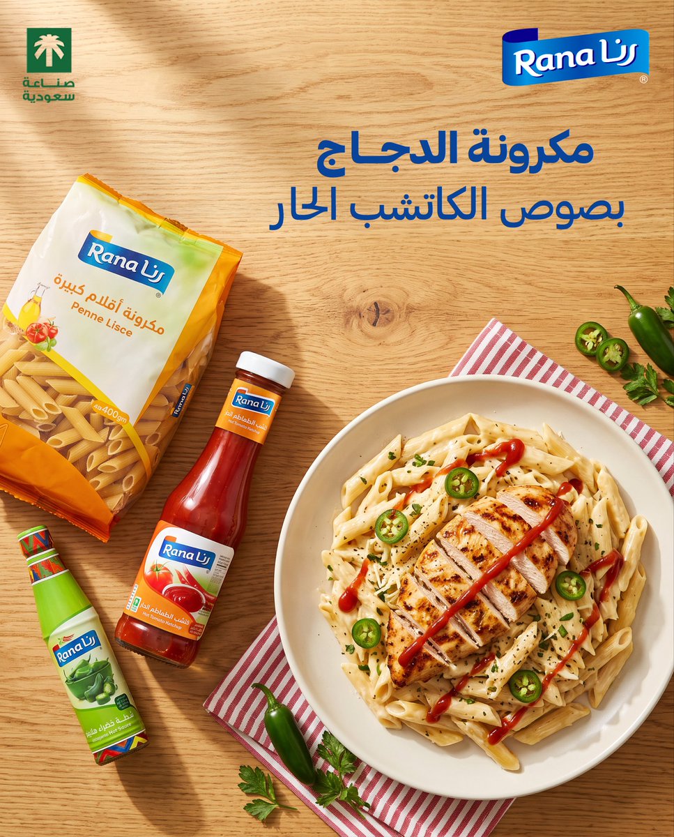 ranafoodksa's tweet photo. مكرونة كریمیة بالدجاج بلمسة حارة من كاتشب رنا الحار🍝

#رنا #مكرونة #كاتشب_الطماطم_الحار https://t.co/Dt1BMWRoeP