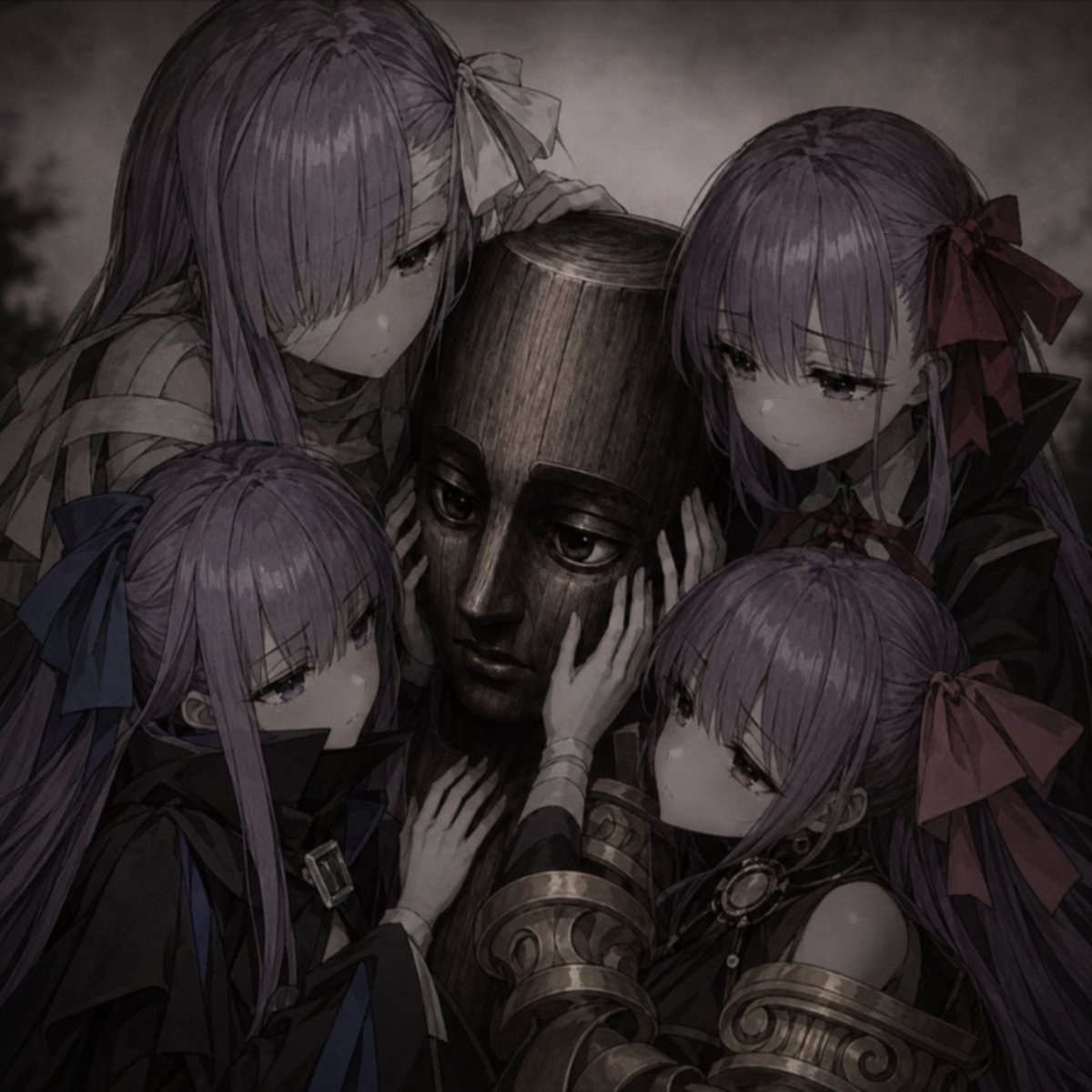 limitedsaturn's tweet photo. Harem of Triple T https://t.co/TJj0BoCc4d
