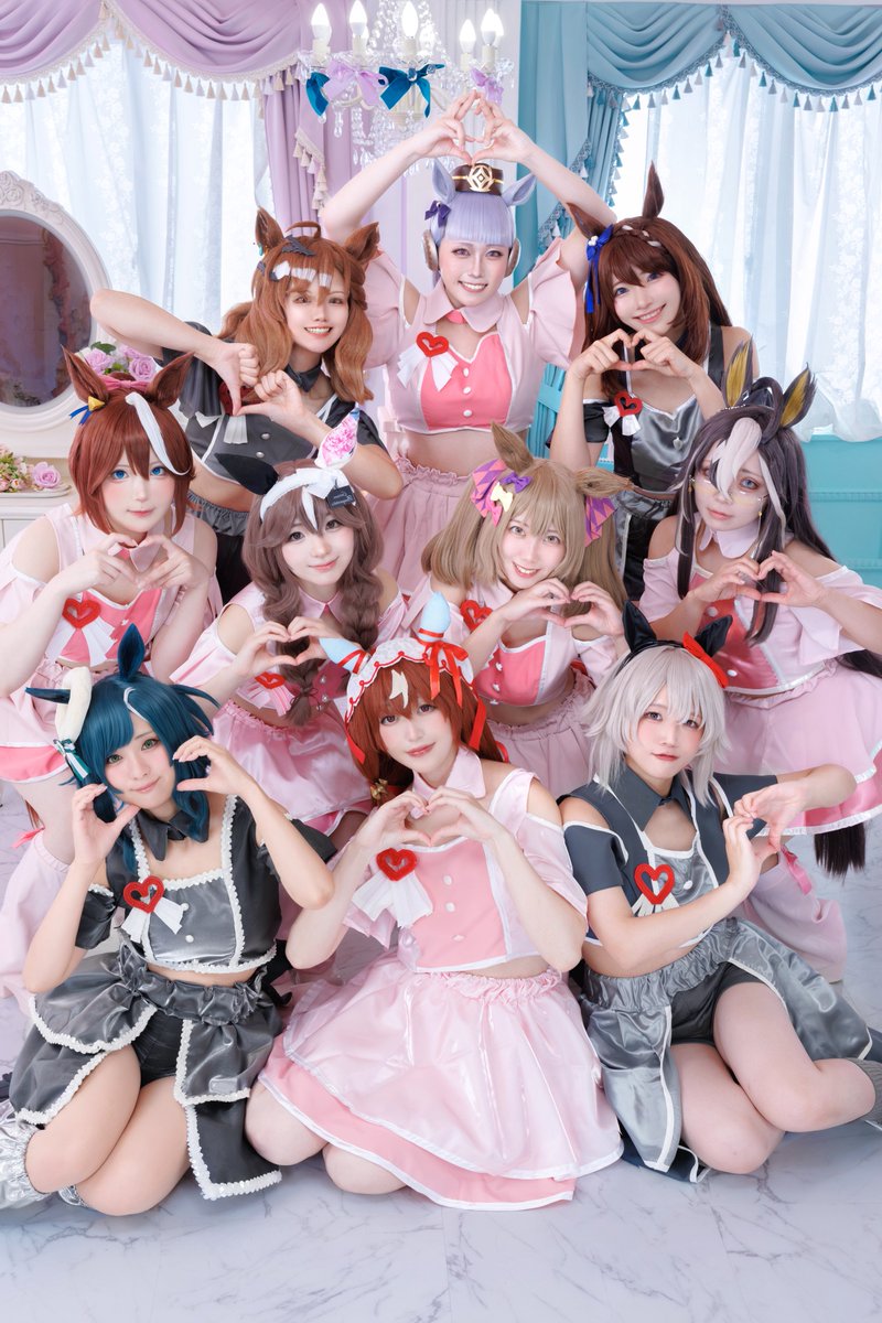 air_cos's tweet photo. ウマ娘
めにしゅき♡ラッシュっしゅ! 

⚠︎cosplay
#めにめにお月見らっしゅっしゅ

メンバーはツリーにて⬇️ https://t.co/tRoMR8Roft