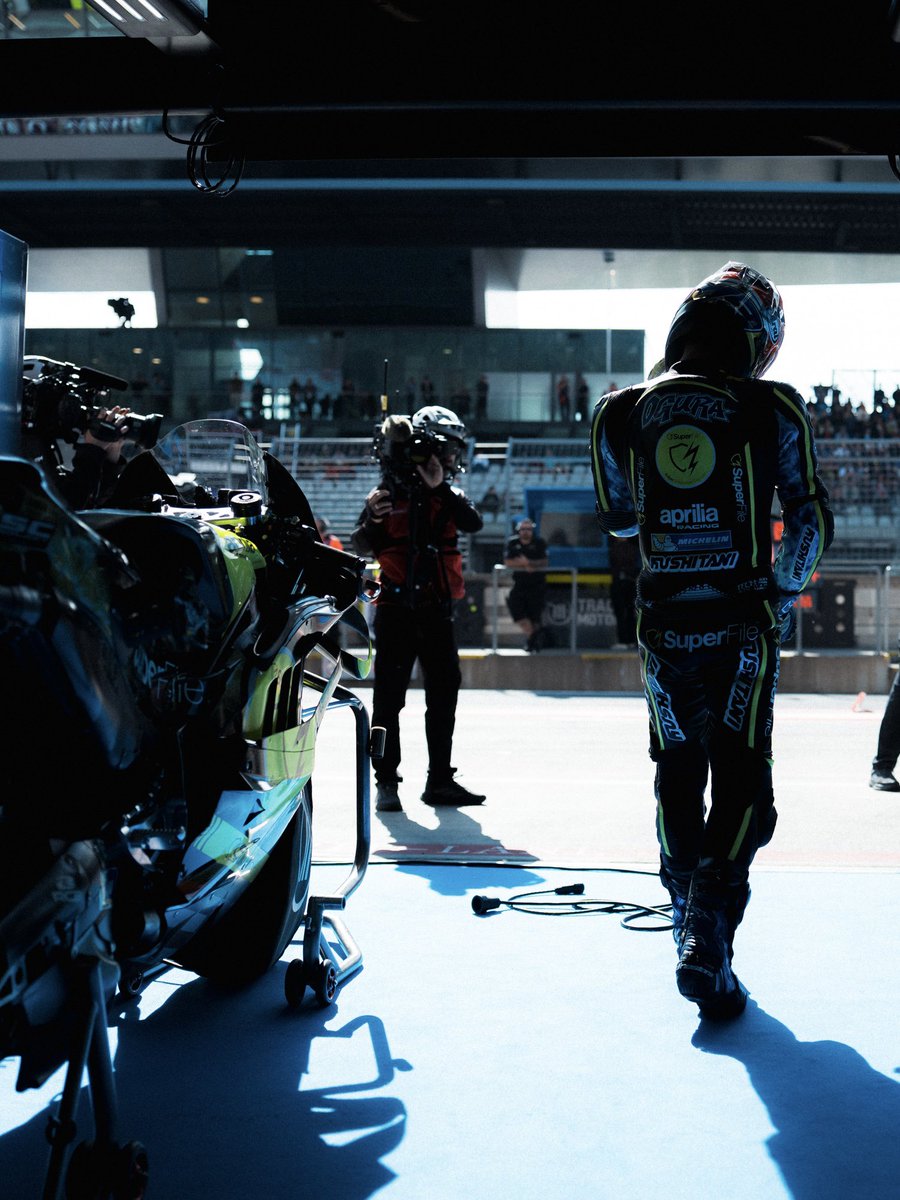 TrackhouseMoto's tweet photo. Ready to tame the bull 🐂

#AustrianGP https://t.co/Dmlwc6HSSF