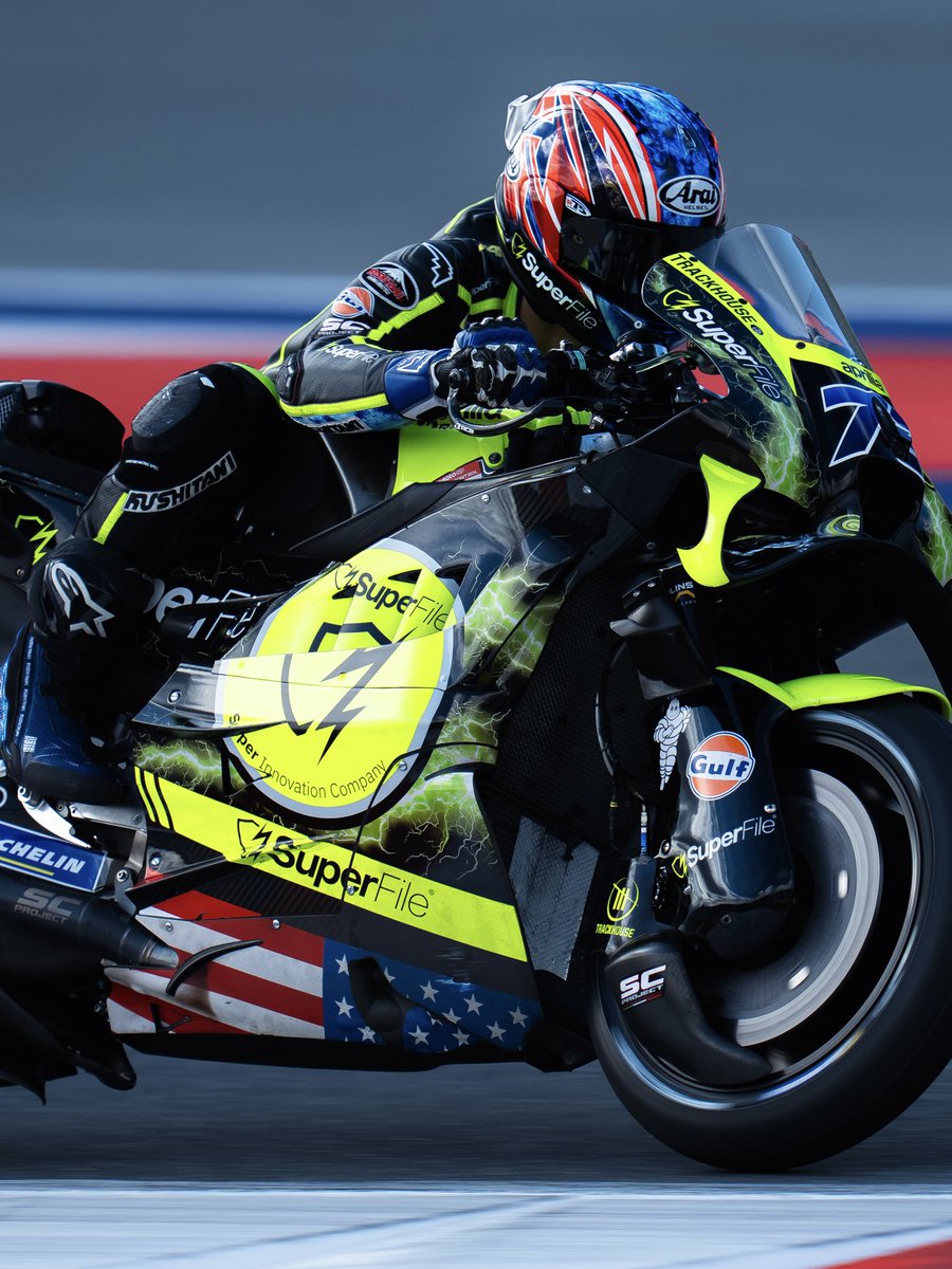 TrackhouseMoto's tweet photo. Ready to tame the bull 🐂

#AustrianGP https://t.co/Dmlwc6HSSF