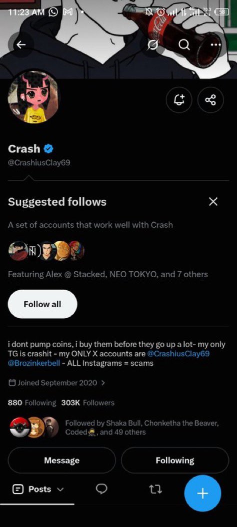 codedninja26's tweet photo. @Loner_boy1 @CrashiusClay69 All task done with notifications on good luck to us all

Bww5NTuje2V8X3BhLfTr52rmRVDzaojVBFVamEADV62M https://t.co/paOU25nACb