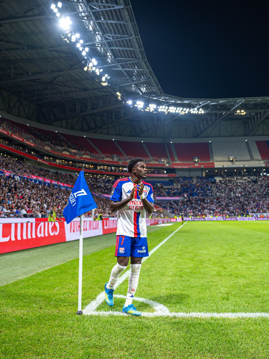 OL's tweet photo. 𝙋𝙧𝙚𝙢𝙞𝙚𝙧 𝙙𝙤𝙪𝙗𝙡𝙚́ en @Ligue1 💥

#OLSRFC https://t.co/r9BBnrnebM