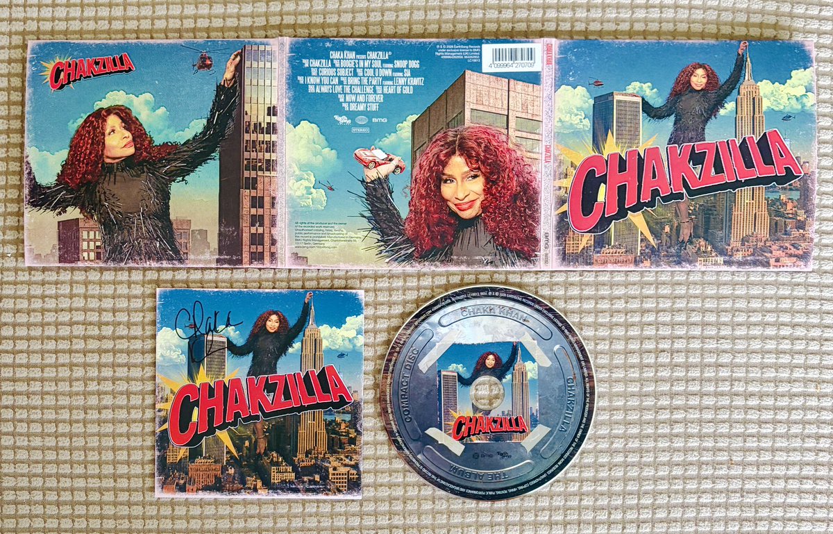 purplefunker's tweet photo. 🔥Chaka Khan • Chakzilla🔥
2026 Album
German CD Pressing
Trifold Cover
Poster Booklet
+ Hand Signed Art-card
#NowPlaying
#ChakaKhan #Chakzilla https://t.co/rSf9myN8KW
