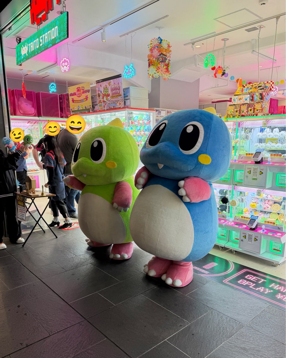 NanaoTopia's tweet photo. #バブルボブル #バブルン
楽しい40周年���念のお祭りを有難う!
#BubbleBobble
Thank you for the fun 40th anniversary celebration! https://t.co/WZsEcbIOlk