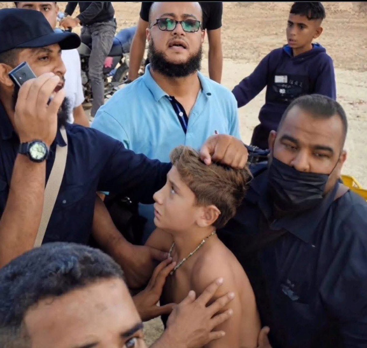 MarkoS2075's tweet photo. NEVER FORGET WHAT HAMAS DID TO YAGIL YAAKOV.

Yagil was only 12 when Hamas terrorists stormed Kibbutz Nir Oz on October 7 and dragged him and his 16-year-old brother, Or, into Gaza.

As they broke into the safe room, Yagil pleaded:

“Don’t take me. I’m too young.”

He turned 13 in captivity.

Yagil and Or were released 52 days later. Their father, Yair, had been murdered on October 7 and his body taken to Gaza.

After his release, Yagil described the fear, abuse, burns and bruises he endured.

He was a child.

Hamas kidnapped children. Hamas tore families apart. Hamas turned their homes into scenes of terror.

Remember Yagil. Remember the hostages. Remember October 7.

Never allow the world to forget