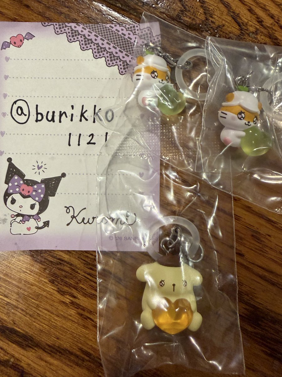 burikko1121's tweet photo. めじるしアクセサリー エモきゅん2 えもきゅん サンリオ  交換

【譲】コロコロクリリン2    プリン

【求】 キティ＞しろうさ

郵送希望です。
検索からでもお声がけお待ちしてます！ https://t.co/PZ911LK92K