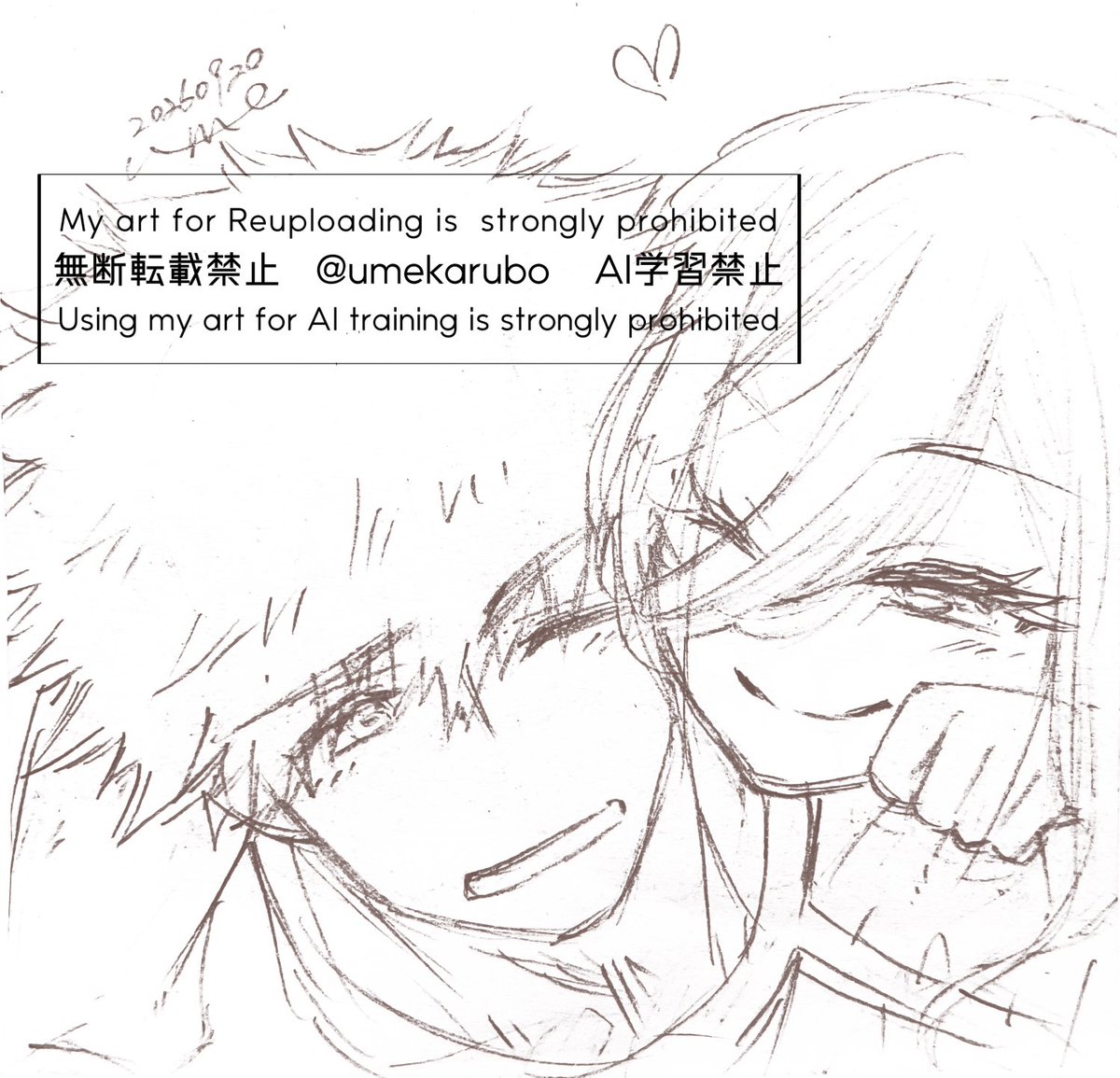 umekarubo's tweet photo. リハビリらくがきkncg
描き終わってから気付いたけどこの構図好きすぎないか私 https://t.co/dw1KLF4znV