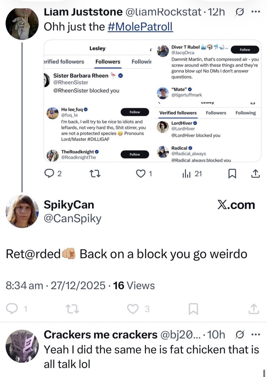 liamRockstat's tweet photo. @JeffSpikoli @Tryst___ @TomakaTom2 @CookersRFun @KassOfTroy @bj2079 @nic_vasiliou @Razor1640 @DuchessMcQueen @CBarrabran @TomAgain_ @Revs77 @RazorThe__tard @HarryJenso @JJunioring @JeffryJohn9swh @PeePeeDownunder @TomakaTom1 #Gayham wow you really are a #Dumbkunt https://t.co/JwrklTmGBg