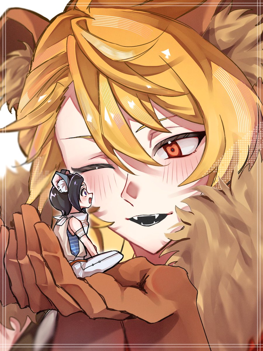 i_na_ri_zu_si's tweet photo. #SideM_FA
🦁友達🐭 https://t.co/jZALDLzdot