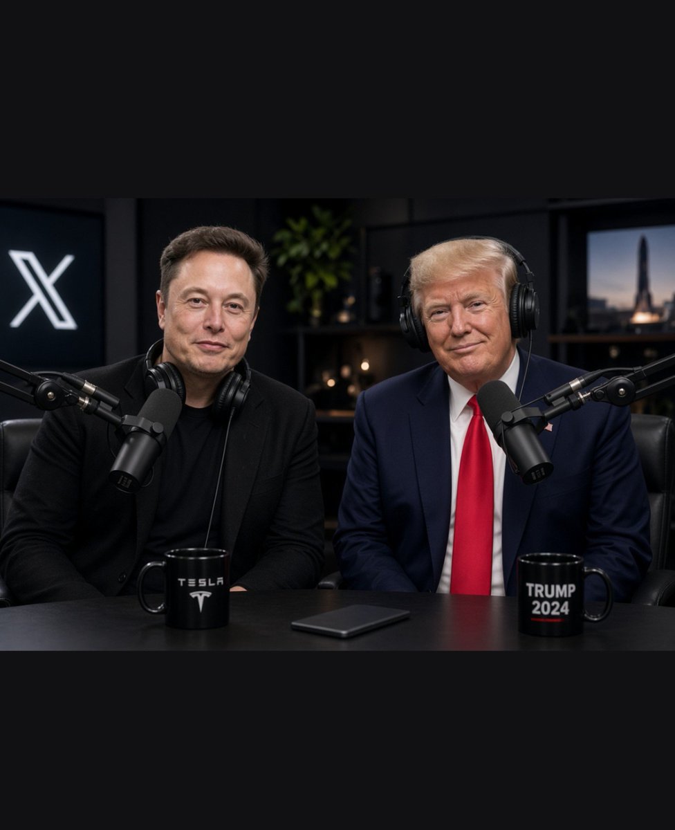 RealTalkX5's tweet photo. Imagine Trump and Elon start a podcast together…
Would you listen every episode?

A. Absolutely
B. Sometimes
C. Never https://t.co/zOVbhfITam