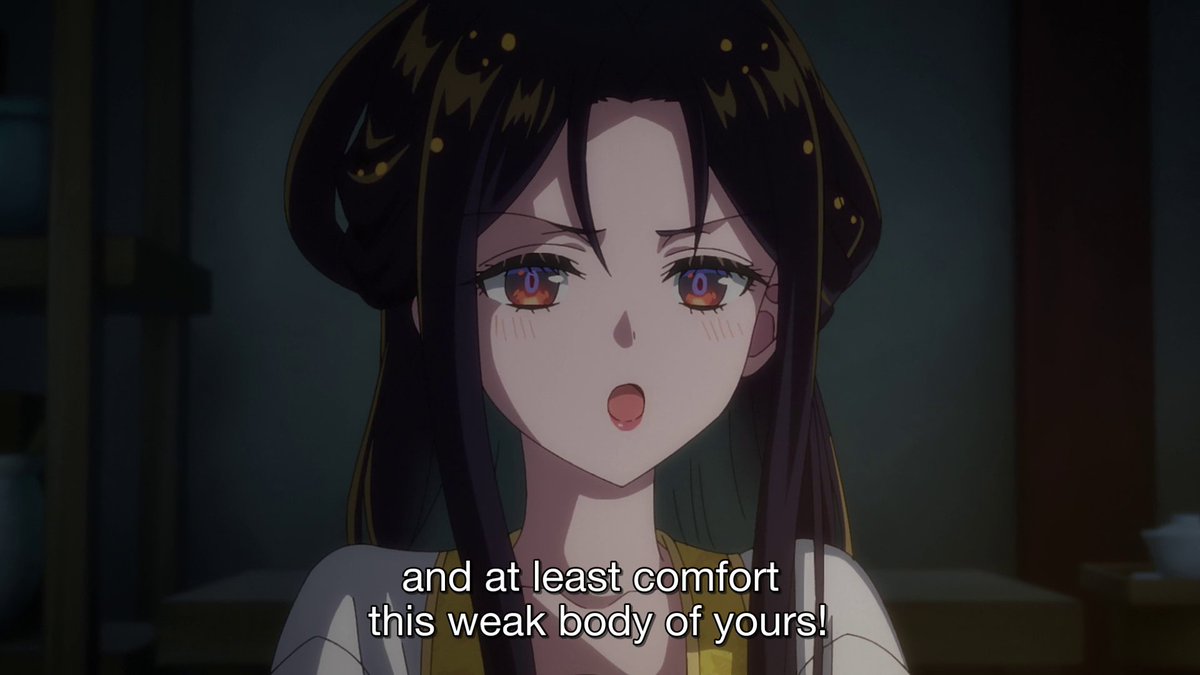 UnknownDriver17's tweet photo. keigetsu cares about reirin more than she let its seems. 
#Futsutsuka #ThoughIAmAnIneptVillainess #ふつつかな悪女
i love them sm...
keigetsu is such a tsundere...?! https://t.co/HGCOX6Zgki