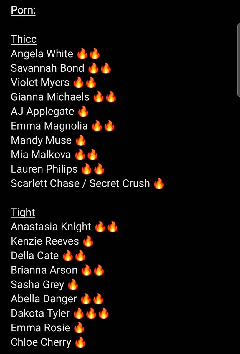 Max6Perv9's tweet photo. Updated Triggers/Weaknesses:

🔥 = Hit or miss depending on mood but if it hits it HITS!!!
🔥🔥 = Solid choice and in the mood more often
🔥🔥🔥 = Always be a good choice to get gooned but might not be crazy trigger https://t.co/LXW4PUPbnX