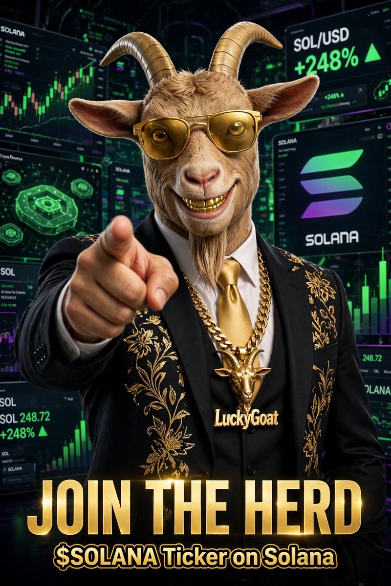 LuckyGoatCrypt's tweet photo. Join us

@saylor @MustStopMurad @CryptoThro @1000xgirl @ansem @Pumpfun @cz_binance @crypto https://t.co/b7ow690cFe