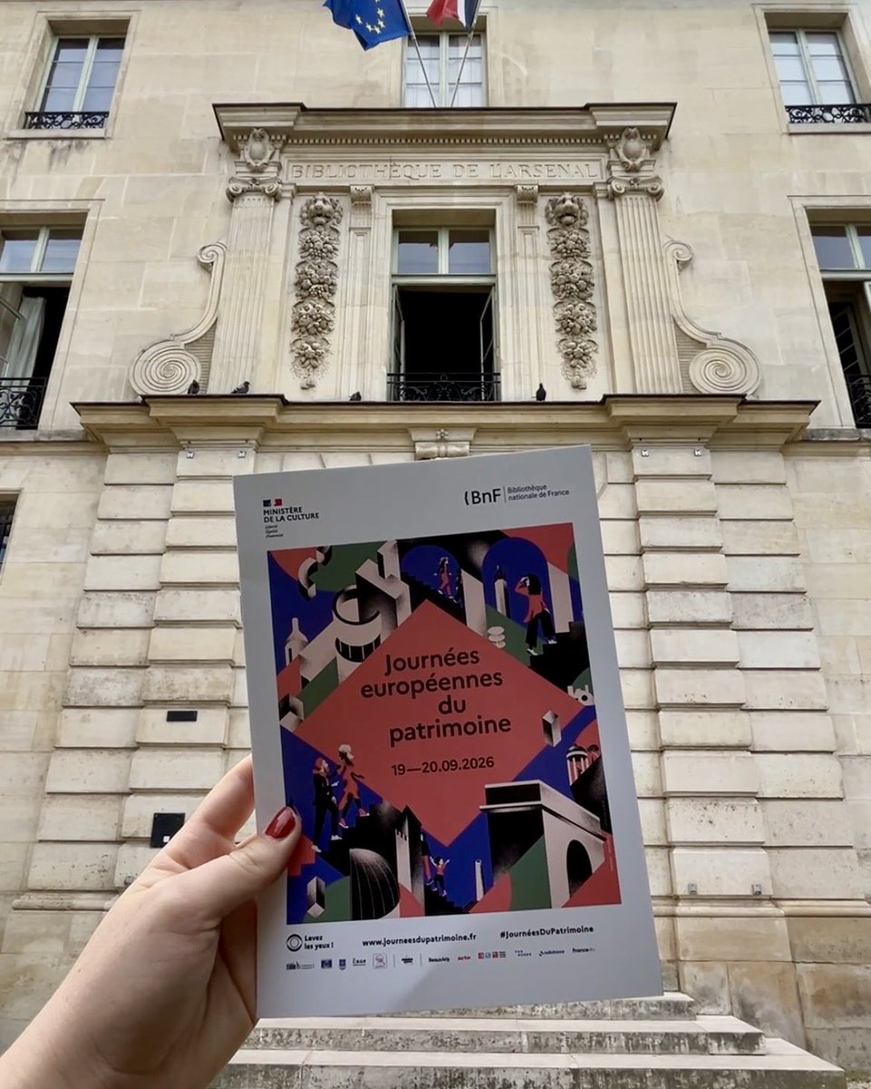 laBnF's tweet photo. #JournéesDuPatrimoine L’occasion de visiter la bibliothèque de l’Arsenal, 3e site de la BnF niché dans le quartier de la Bastille. https://t.co/jORDQmQQHl