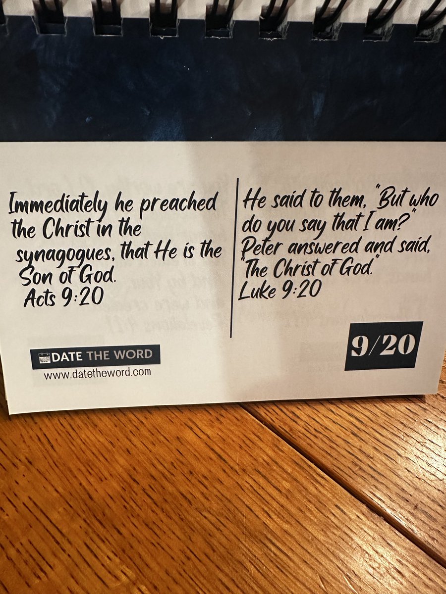 DwayneCarson's tweet photo. Bible @ Breakfast Bible @ Bed for September 20 (9/20)
#Datetheword https://t.co/igTnK6YlnV