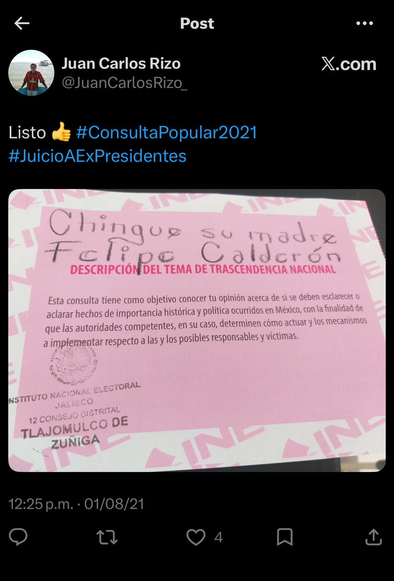 ElBryanOFICIAL's tweet photo. @JuanCarlosRizo_ @jorgegogdl @armentapuebla_ El chairo que creyó que anlo enjuiciaría y encarcelaría a ex presidentes JAJA https://t.co/RDC0TnUhCP
