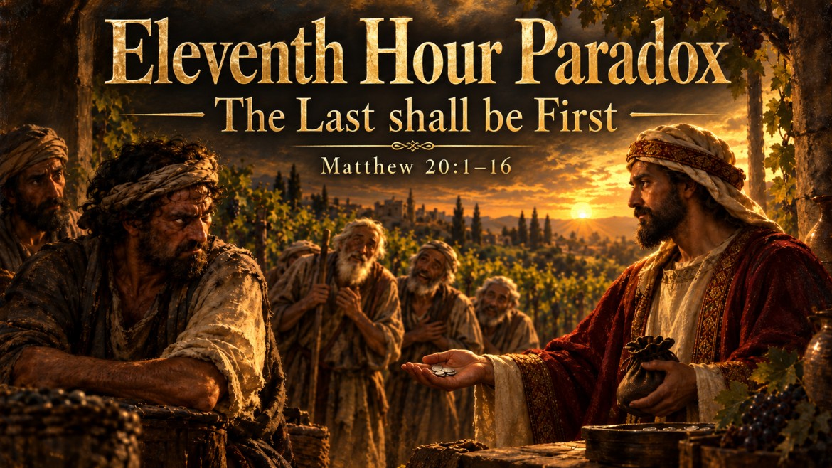 tednottingham's tweet photo. Eleventh Hour Paradox: The Last shall be First
https://t.co/nLbtQbXgvP https://t.co/9KihFbFMcs