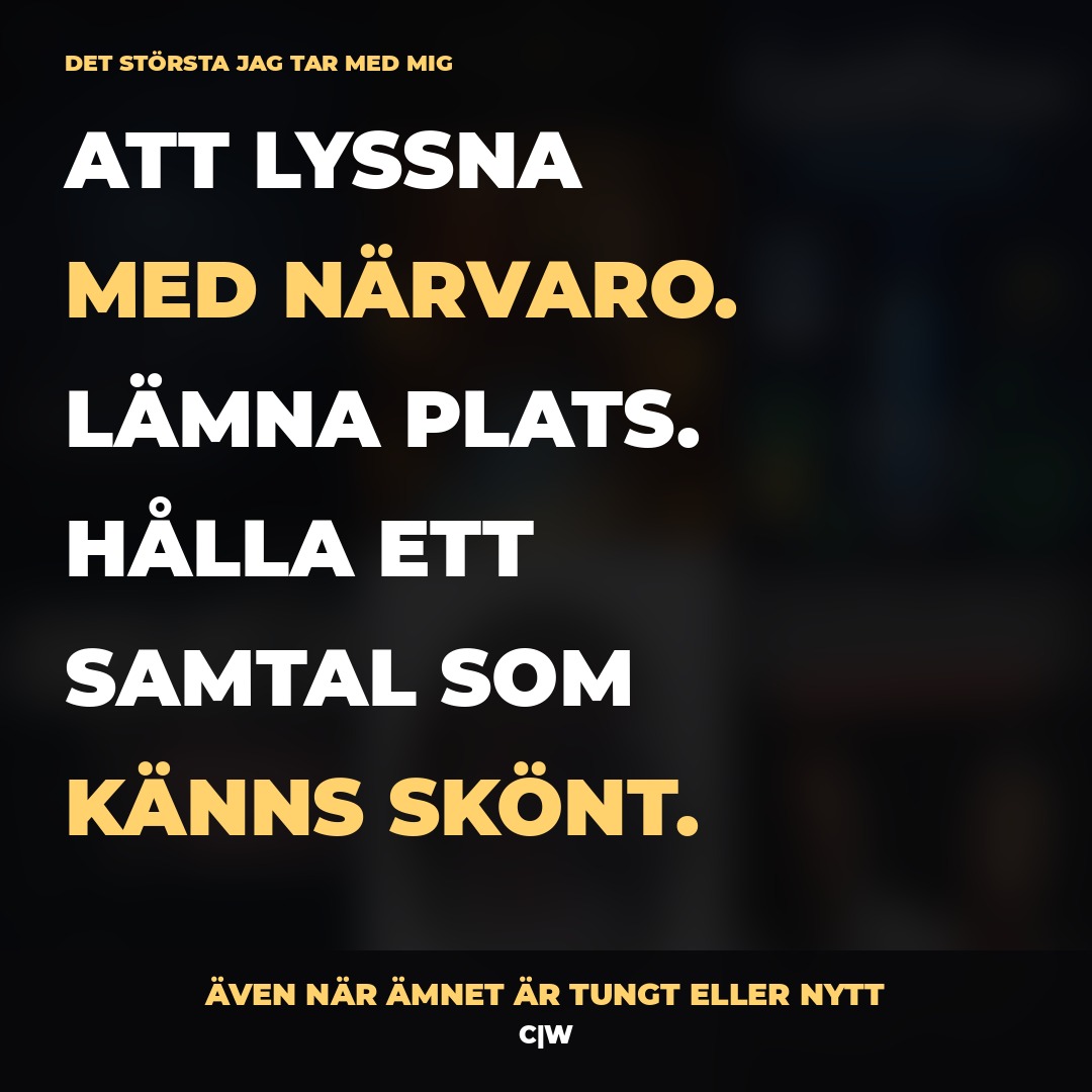 hackadittliv's tweet photo. 300 timmar poddande.
Största lärdomen: lyssna med närvaro.
Tack till alla gäster.

C|W
#hackadittliv #podcast https://t.co/pX9wMg9PoI