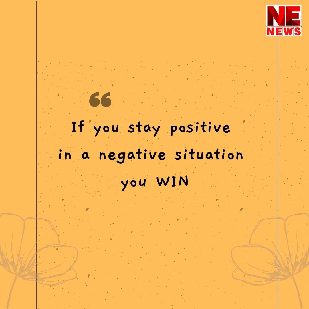 NENEWS24x7's tweet photo. #nenewstv #SundayThoughts #staypositive #WinningMindset https://t.co/ez3NyduZVZ