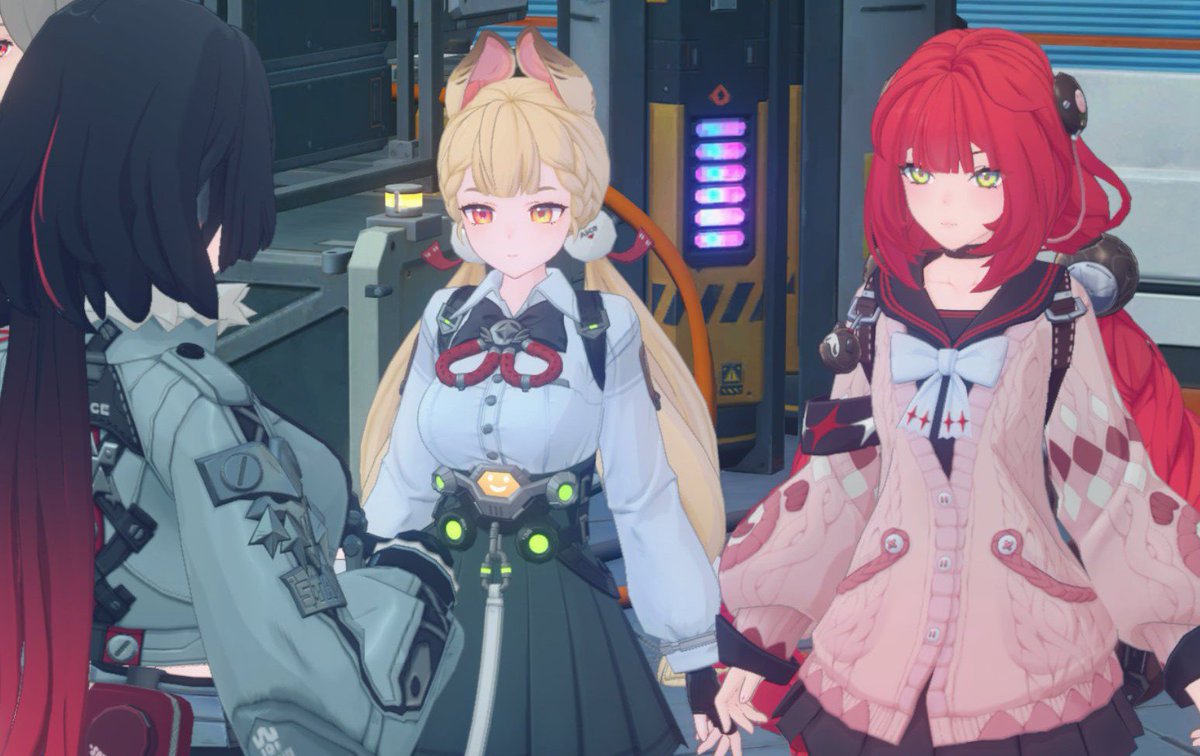HoyoBoobs's tweet photo. @ashahsok51628 Yuzuha at least has the decency to look her in the eye.. https://t.co/3ZdU4dGdwO
