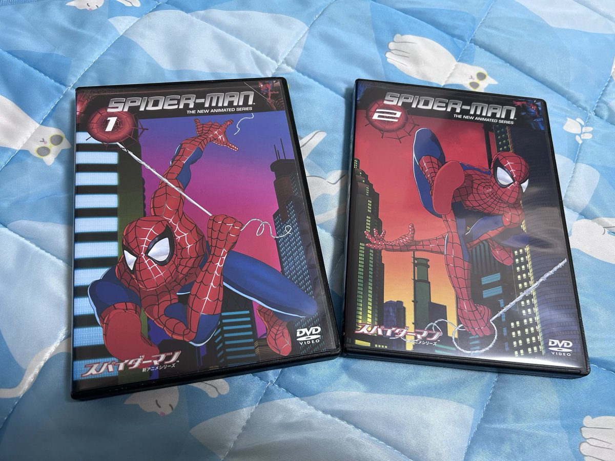 iusetaro's tweet photo. 本日の収穫
#アニメ
#DVD
#スパイダーマン https://t.co/PSHv2NGWHe