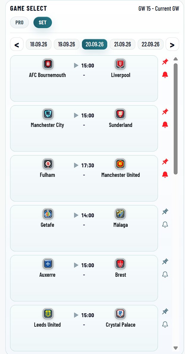 s_probabilities's tweet photo. 🔔 SoProb match push notifications are now available on the web, Android &amp; iOS! 📱

⚽ Goals &amp; assists
🟨🟥 Cards
🛡️ Last-man tackles &amp; penalty saves
🔄 Substitutions &amp; full-time

Tap the bell in Match Center and choose your alerts in Display Settings.

#Sorare https://t.co/I3yUnmG6VU