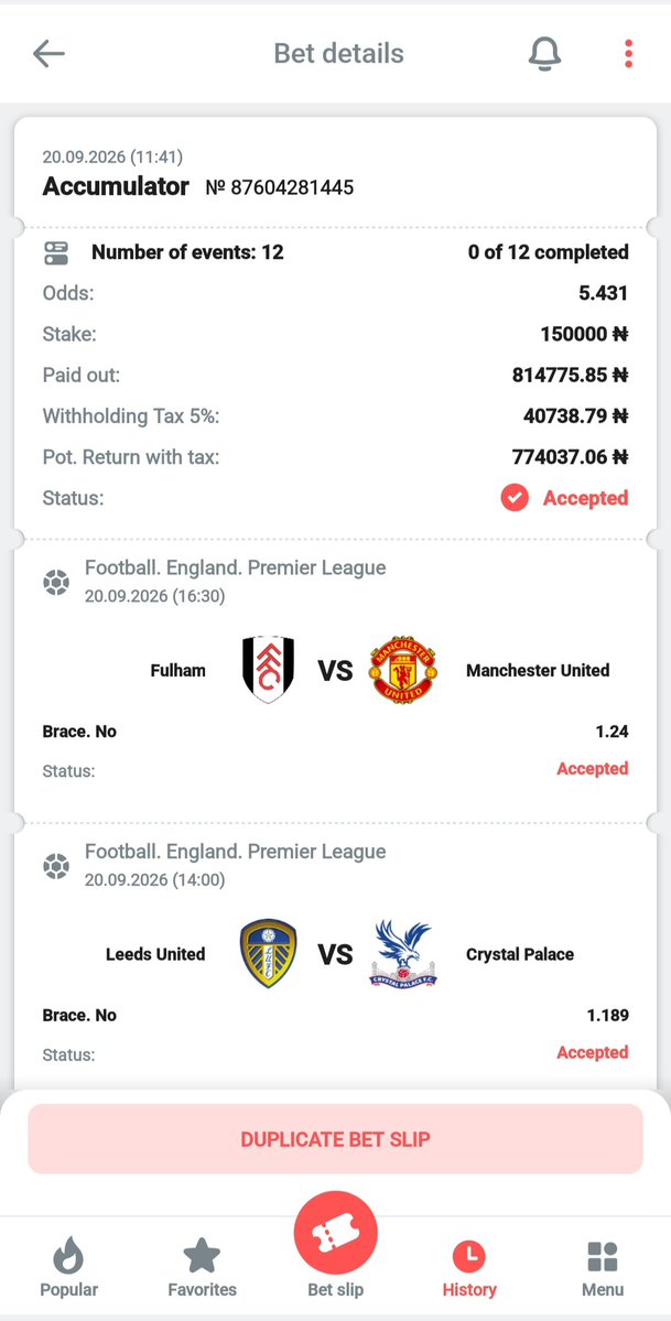 Emilyly01's tweet photo. 🍿🏡 BET OF THE DAY ON PARIPULSE 🙏🏆

5 ODDS 💛

PARIPULSE CODE : KXCJF SNEJF

Register Here 👇
https://t.co/Zm8PcqxQ7y

🥳 Use promo code MILPULSE to receive your  bonus up to N200,000

@BoomQueen_  @ShegunFunmiTips @suretips_x @bettinghubgames @ms__finest https://t.co/zqDrJUpmyN