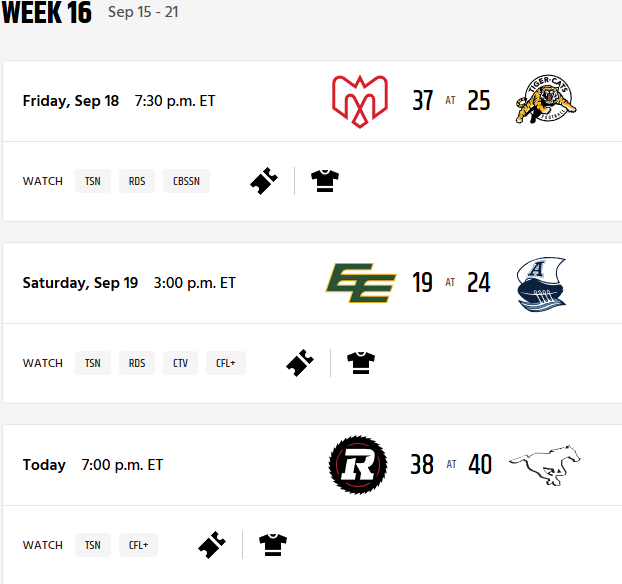 NFLtr0's tweet photo. ✅CFL 16.hafta sonuçları⬇️⬇️⬇️
Argonauts⚓️ playoff biletini aldı

Redblacks🔴 haftalar sonra ilk galibiyetini almaya çok yaklaştı ama Calgaryden🐎 Kicker René Paredes, Redblacks'in🔴 kötü geçen sezonuna bir darbede kendisi vurdu

62 yard field goal ile maçı Calgary🐎 kazandı
#CFL https://t.co/KFZqDpEJgG