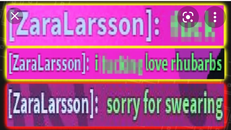 plasma_node's tweet photo. anyone remember when Zara Larsson performed in Roblox and said fuck and bypassed tags and it was a huge scandal?

not even builderman has that power. damn. https://t.co/LE6ZgtxEDq
