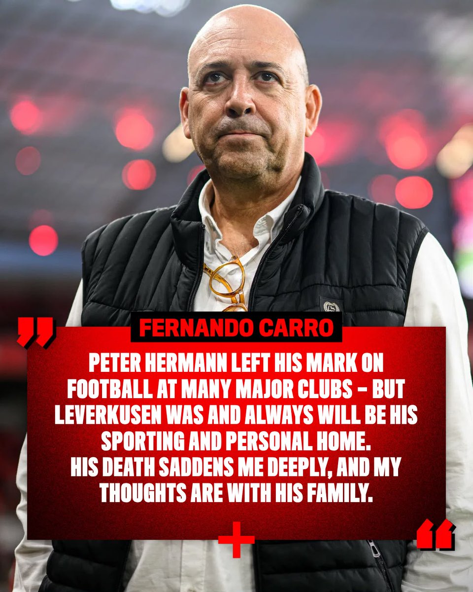 bayer04_en's tweet photo. In memory of Peter Hermann 🙏🖤❤️ https://t.co/ZmcLjq9kwo