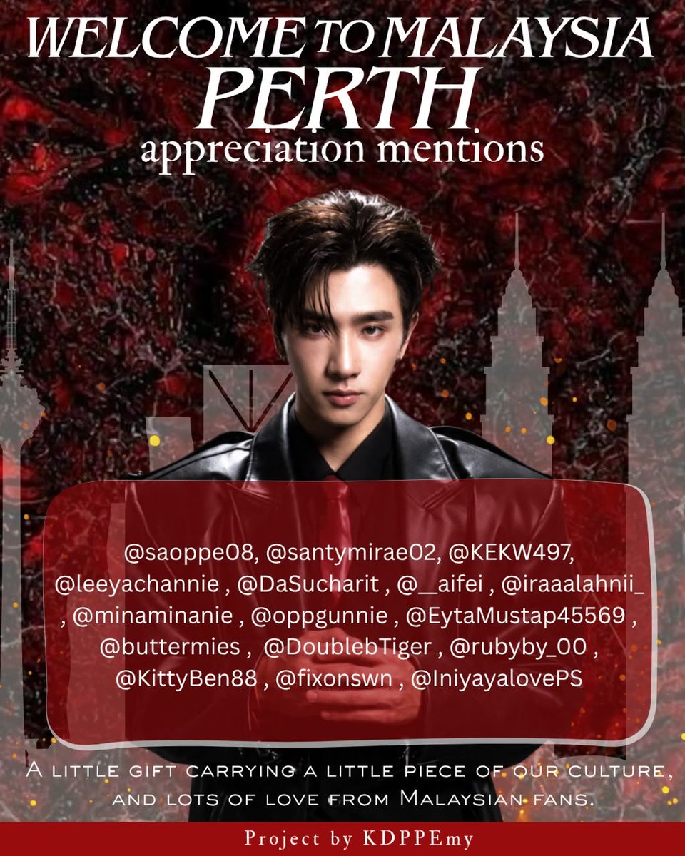 KDPPEmy's tweet photo. A huge THANK YOU to all contributors &amp; EVERY Malaysian fan supporting us! 🥹💖 

This project represents all of us, not just donators 🖤💋 Together, we made it happen! 🇲🇾✨

PERTH MY LA ROCHE
#SupraPERTHfectSkin
#PerthTanapon https://t.co/gXgfaCh0zm